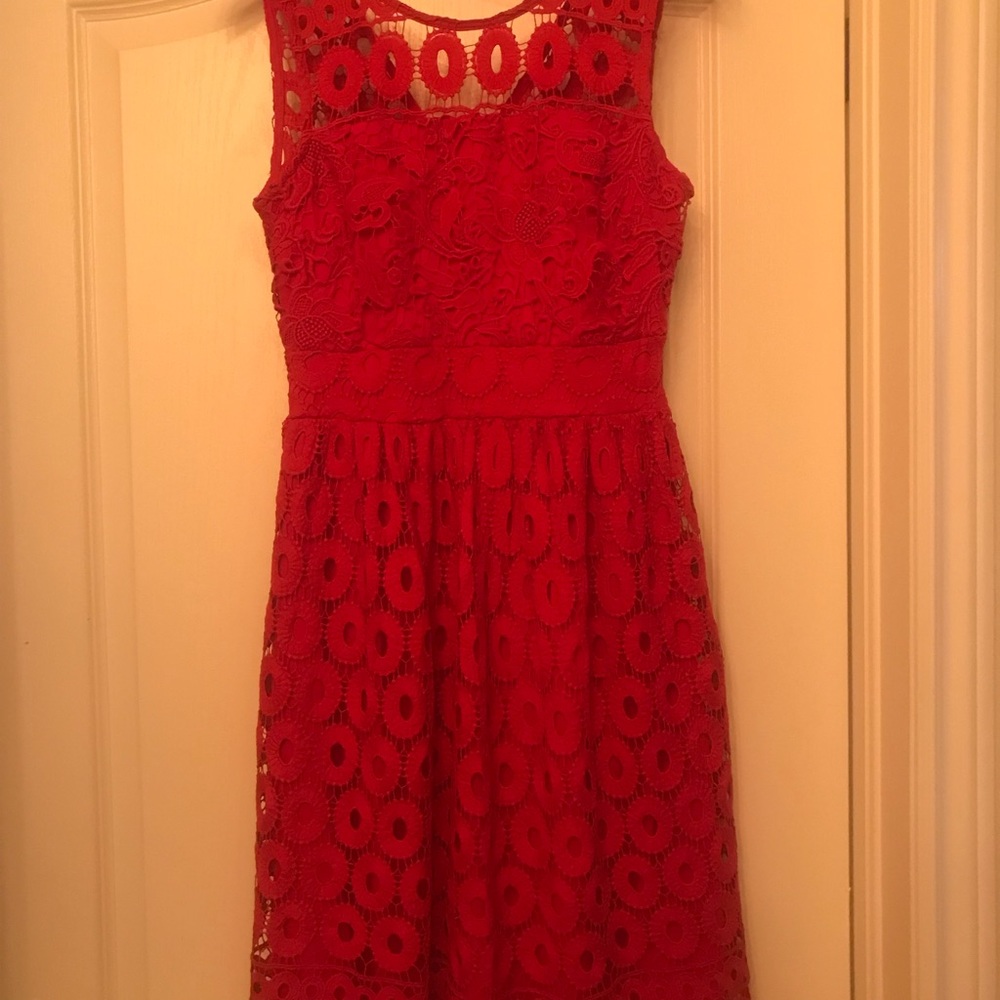 Red dress